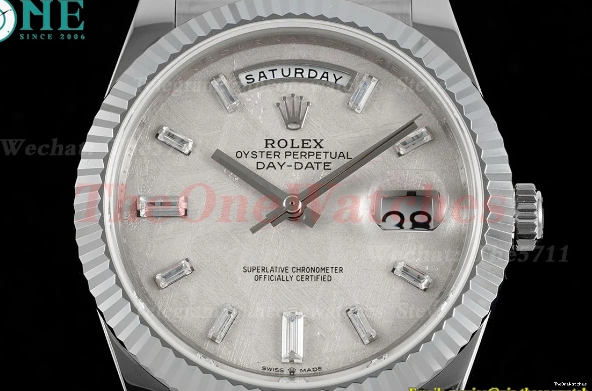 SS V4 (Gain VR3255 Dial Meteorite Weight) 228236 SS DayDate 40mm JDF 0206